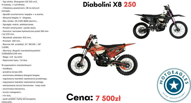 Diabolini X8 250 15