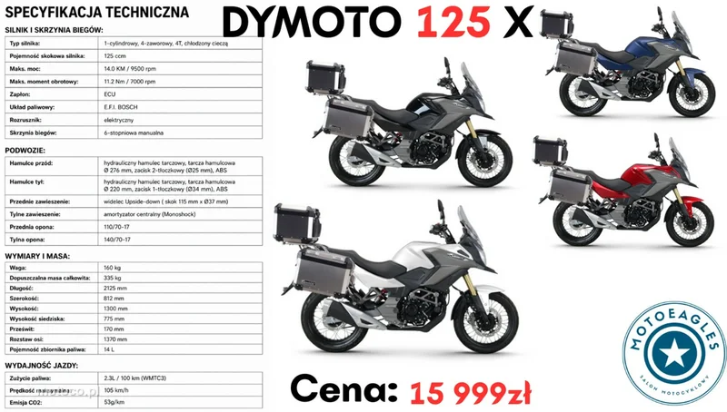 Daytona Dymoto 125 X 12