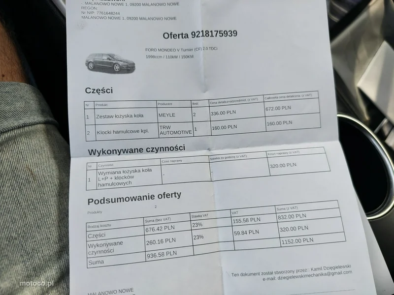 Ford Mondeo V 24