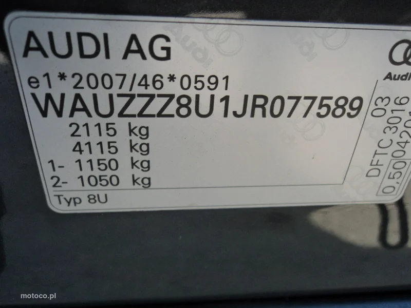 Audi A3 8V 16