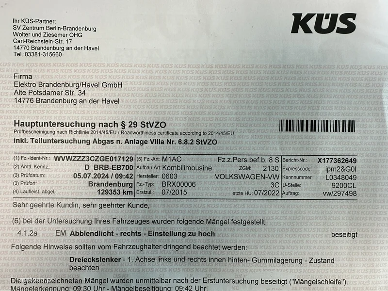 Volkswagen Passat Variant B8 38