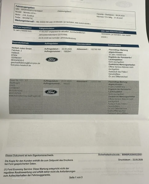 Ford Mondeo SW 35