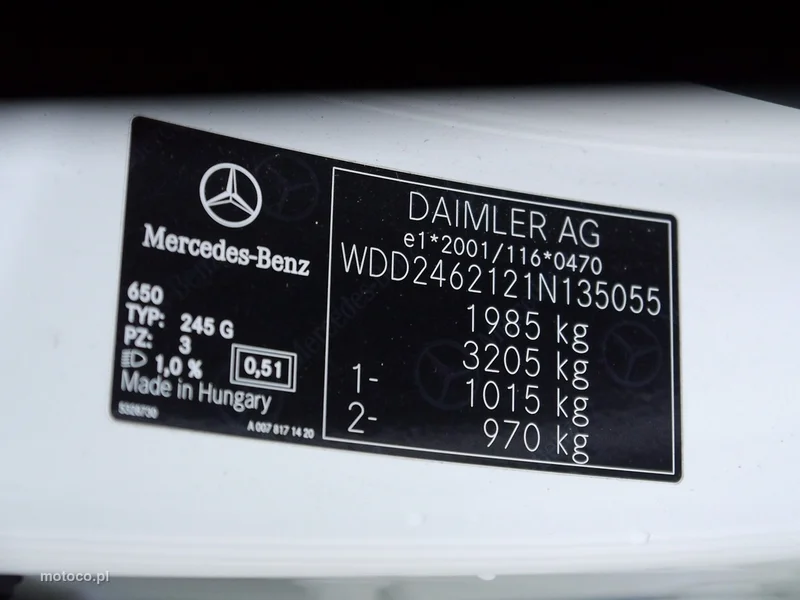 Mercedes-Benz Klasa B W246 B 180 37