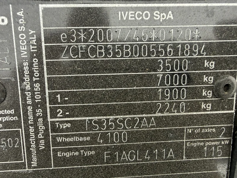 Iveco Daily 35S16 V 32