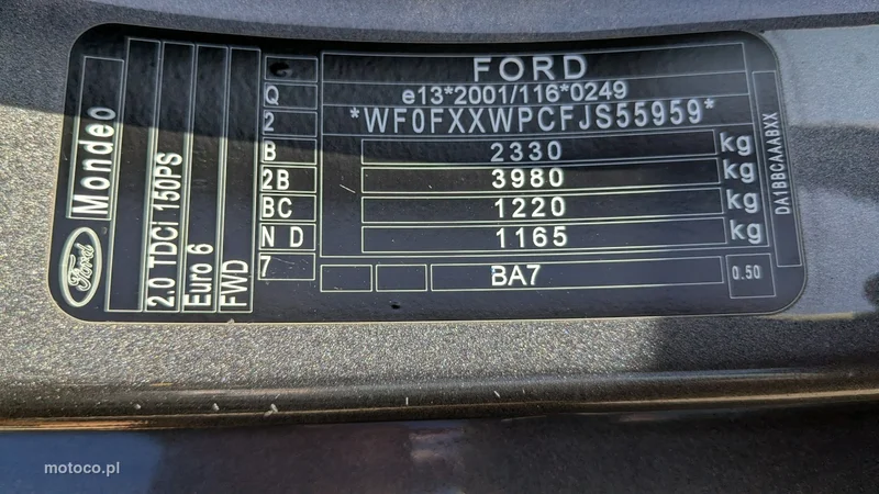 Ford Mondeo V 25