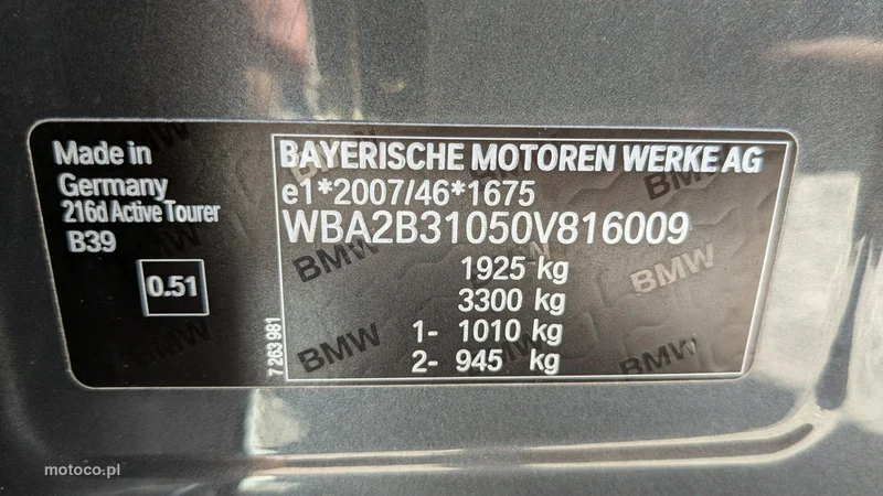 BMW Seria 2 F45 216 22