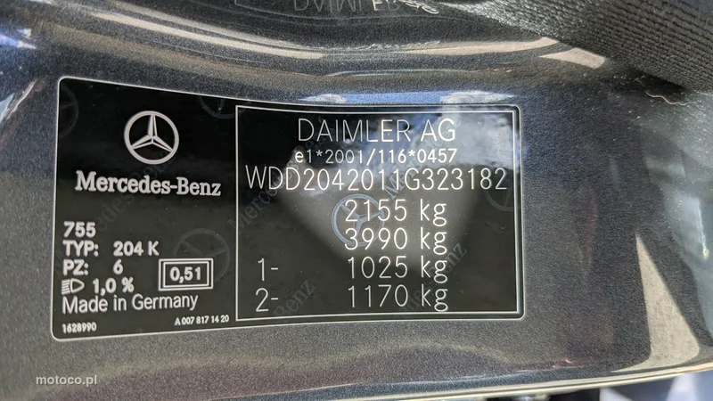 Mercedes-Benz Klasa C W204 C 200 26