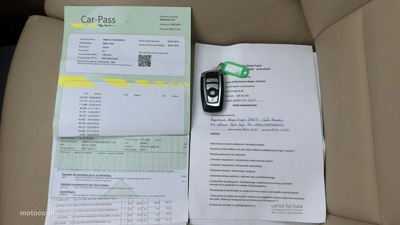 BMW Seria 7 F01 730 20