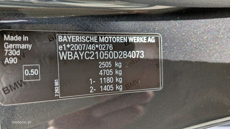 BMW Seria 7 F01 730 21
