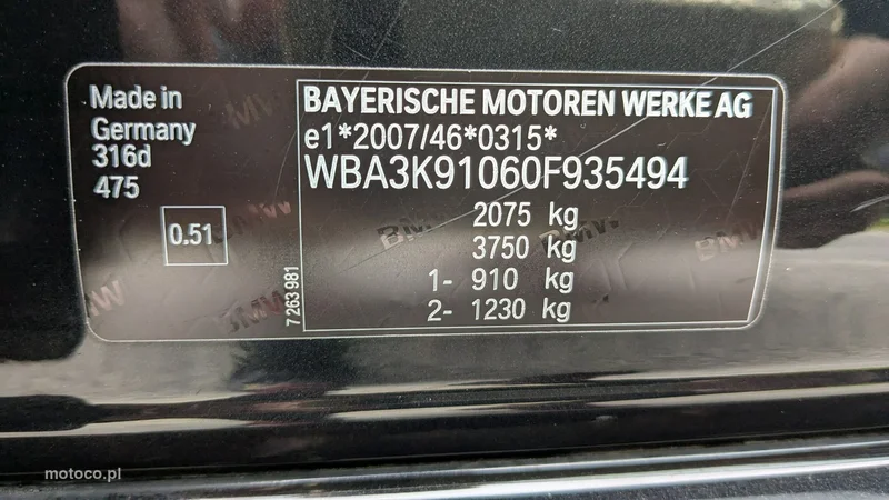 BMW Seria 3 F30 316 25