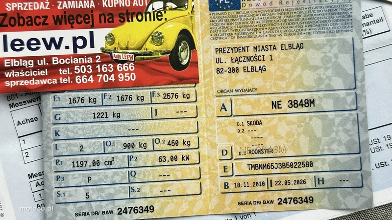 Skoda Roomster I 36