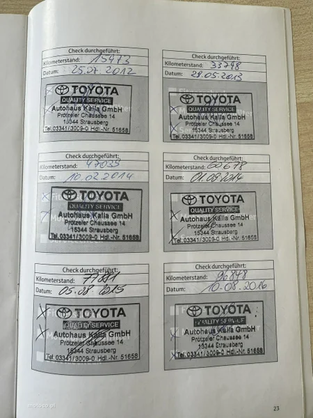 Toyota Avensis T27 34