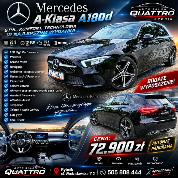 Mercedes-Benz Klasa A W177 A 180 36